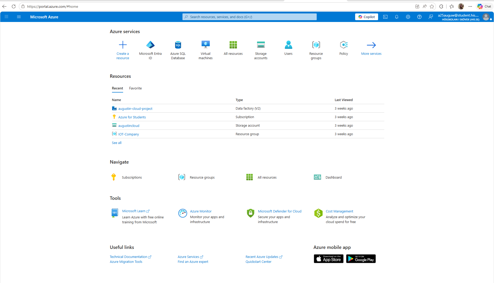 Azure security